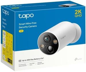 Tapo TC85 2K QHD Battery Security Camera Outdoor Wireless, 300-Day Battery Life,