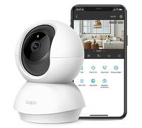 Tapo TP-Link 2K Pan Tilt Security Camera for Baby Monitor, Dog Camera w/Motion Detection, 2-Way Audio Siren, Night Vision, Cloud &SD Card Storage (Up to 256 GB), Works with Alexa & Google Home (C210)