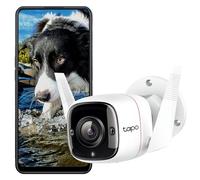 Tapo TP-Link C310 - Indoor Outdoor WiFi Surveillance Camera, 3MP Resolution, IP66 with Night Vision, Motion Detection and Instant Alarm, Control with iOS App, Android, Compatible with Alexa