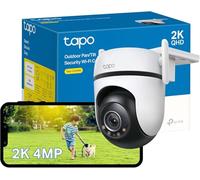 Tapo TP-Link C520WS Outdoor Wi-Fi Security Camera, 4MP Definition, Starlight-Color Night Vision, Two-Way Audio, Cloud Video Recording, Works with Alexa