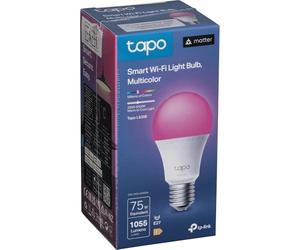 Tapo TP-Link L535E Alexa Bulb E27, Matte Certified, 1055 Lumen, Multicoloured Dimmable Smart WLAN Bulb, Compatible with Alexa, Siri or Google Assistant, Schedule and Timer