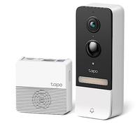 Tapo TP-Link Wireless Video Doorbell with Hub, 2K 5MP Color Night Vision, Up to 180 Days Battery, 2-Way Audio, Quick Response, Head-to-Foot View, Works with Alexa and Google