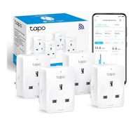 Tapo TP11(4-pack) Smart Plug, Energy Monitoring Compact WiFi Plug | Energy Monitoring, Compact Design, Auto-Off & Away Mode, Voice Control with Google & Alexa, Easy Setup, No Hub Required