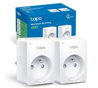 Tapo WiFi Connected Socket, Smart Plug Compatible with Alexa and Google Home, 10A Type E, Control Radiator, Coffee Maker, Lamp Remotely, No Hub Required, Tapo P100(FR) 2 Pack