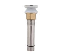 Tapón de drenaje con tapa abatible de latón, herramienta de drenaje de lavabo de baño de Primera calidad con tubo de desbordamiento para fregadero, lavabo, cocina, fácil