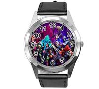 TAPORT Black Leather Round Watch FG1NT