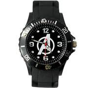 TAPORT Quartz ROUND SPORT Watch with Black SILICONE Band for comics fans