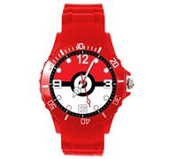 TAPORT Quartz Watch with RED Silicone Band for Pocket Monsters Fans