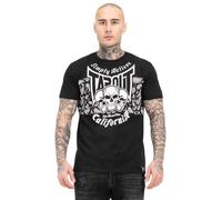 Tapout Men's Adelantos T-Shirt, Black/White, XL