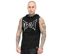 Tapout Men's Alameda Hood T-Shirt, Black/White, M
