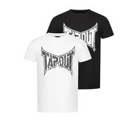Tapout Men's Amboyn T-Shirt, Black/White, XXL