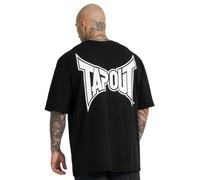 Tapout Men's Creekside T-Shirt, Black/White, S Plus