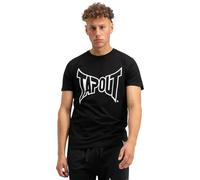 Tapout Men's Lifestyle Basic Tee T-Shirt, Black/White, M
