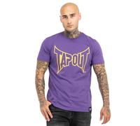 Tapout Men's Lifestyle Basic Tee T-Shirt, Lilac/Yellow, L