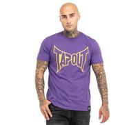 Tapout Men's Lifestyle Basic Tee T-Shirt, Lilac/Yellow, XL