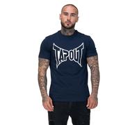 Tapout Men's Lifestyle Basic Tee T-Shirt, Navy/White, XXL