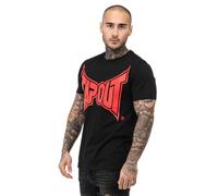 Tapout Men's Logo Tee T-Shirt, Black/red, XL