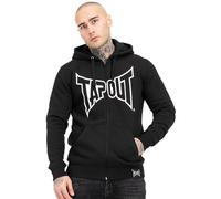 Tapout Men's Marfa Hooded Zipper Jacket, Black/White, XXXL