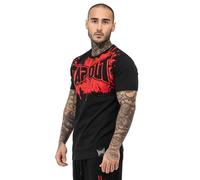 Tapout Splashed Short Sleeve T-shirt Black 2XL Men