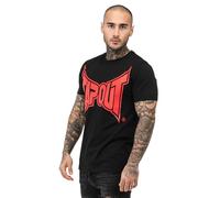 Tapout Men's Logo Tee T-Shirt, Black/red, M