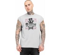 Tapout Skull Tank Sleeveless T-shirt Grey XL Men