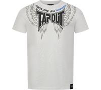 Tapout Men's Tillusion Tee T-Shirt, Light Grey/Black/Blue, M