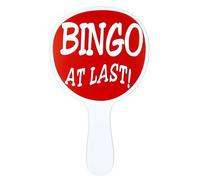 Tapp Collections Bingo Hand Held Paddle Sign - Red/Bingo at Last