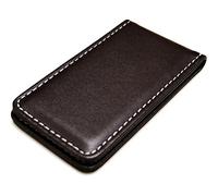 Tapp Collections Fine Leather Magnetic Money Clip - Brown