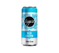 Tapp'd Ready to Drink Blue Lagoon Cocktail Cans, 6% ABV- RTD Carbonated Canned Drinks - Blue Curacao and Lemonade Blend - Vegan and Gluten-Free (12x250ml)