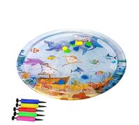 Tappetino Da Gioco Ad Acqua - Tappetino Da Gioco Ad Acqua per Gatti - Rinfresco for Animali Domestici La Stagione Calda | Sentiti Fresco E Confortevole, Giocattoli Interattivi Interni Ed Esterni
