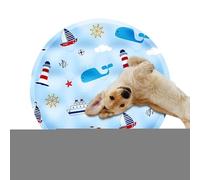 Tappetino Rinfrescante per Gatti - 17,7 Tappetino Freddo per Animali Domestici | Cuscino Impermeabile Rotondo Portatile per Dormire per Piccoli Animali in Casa e in Auto per Gattini Cuccioli e Conigli