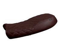 Tappezzeria Italia Seat cover compatible - Moto Guzzi V7 2011-2020 - mod Davis Vintage 413088 (dark brown) NO LOGO