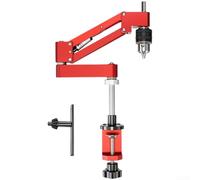 Tapping Bracket, Precision Drill Assist Tool for 90 Degree Vertical and Horizontal Drilling with Aluminum Alloy Construction and 3-Jaw Chuck