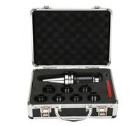 Tapping Chuck Set Fast Change Tap Holder Kit BT40 GT12 7PCS for Drilling Machine CNC Tapping Machine Overload Protection Tapping High Speed Steel