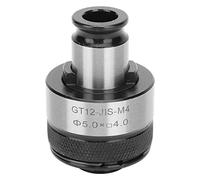 Tapping Collet Chuck Holder GT12 JIS M4, CNC Tool Accessory, Overload Protection Adjustable Torsion Quick Change Tap Chuck, High Speed Steel Tapping Tool for Precision