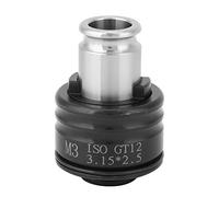 Tapping Collet Shank Torsion Type, M3 M4 M5 Tapping Chuck, Good Clamping Strength for Drilling Machine, Tap Socket with and Long Service Life, Compatible with Tapping (M3)