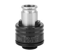 Tapping Collet Shank Torsion Type, M3/M4/M5 Tapping Chuck, Good Clamping Strength for Drilling Machine, Tap Socket with and Long Service Life, Compatible with Tapping (M4)