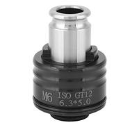 Tapping Collet Torsion Type for Milling Machine, High Clamping Strength Tapping Chuck with M6 M8 M10 M12 Options, Tap Socket Shank Compatible with Drilling and Boring (M6)