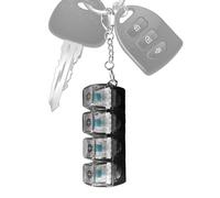 Tapping Device, Pocket Size Stimulator, Clickable Key Cap Fidget, Audible Sound for Focus, Helps Relieve Boredom Attention Deficit, Educational Classroom Item, Small White Finish