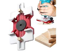 Tappjig, Precision Milling Guide 2-I-1, Guide Tool Slot Position For Cutting Mount Edge Radius Cabinet Circle Fold Track Wood