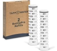 Tappwater BottlePro Water Filter Refills, Replacement Water Filter Cartridges for Instant Water Purification, Filters 80+ Contaminants, Pack of 2 Refills, 4 Months Portable Drinking Water Filtration