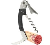 Taproom Black Wood Waiter's Friend - Taylors Eye Witness 3 in 1 Multi Purpose Tool, Corkscrew Wine Opener, Bottle Opener and Serrated Foil Cutter, with 5 Year Guarantee