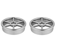 Taps2Traps 2 X Chrome Shower Waste Grid Cover Fits Stwgr-Cp Stw3 Stw4 For Mcalpine Traps - 45mm