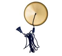 Taps2Traps Brushed Brass Effect 6A 2 Way Bathroom Light Pull Switch With Black Cord And Toggle