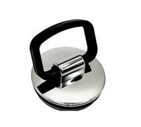 Taps2Traps Chrome Bathroom Basin Plastic Plug with Easy Grip Handle 38mm Diameter