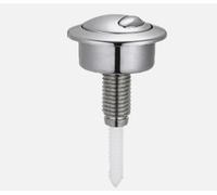 Taps2Traps Chrome Dual Flush Push Button Compatible Replacement For Twyford, Siamp Optima 49 Toilet Cistern Flush Valve