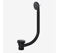 Taps2Traps - Modern Black Luxury Clicker Plug Combination Bath Waste & Overflow Click Clack Universal 1.5"