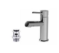 Taps2Traps Premium Mono Basin Mixer Tap Single Lever With Clicker Waste