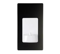 Taps2Traps - ProofVision Matt Black Single In-Wall Electric Toothbrush Charger compatible with Philips Sonicare