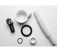 Taps2Traps Rak Ceramics Plastic Overflow Kit For Emma Bowl And Chameleon Bowl 25mm Chrome Overflow Cover